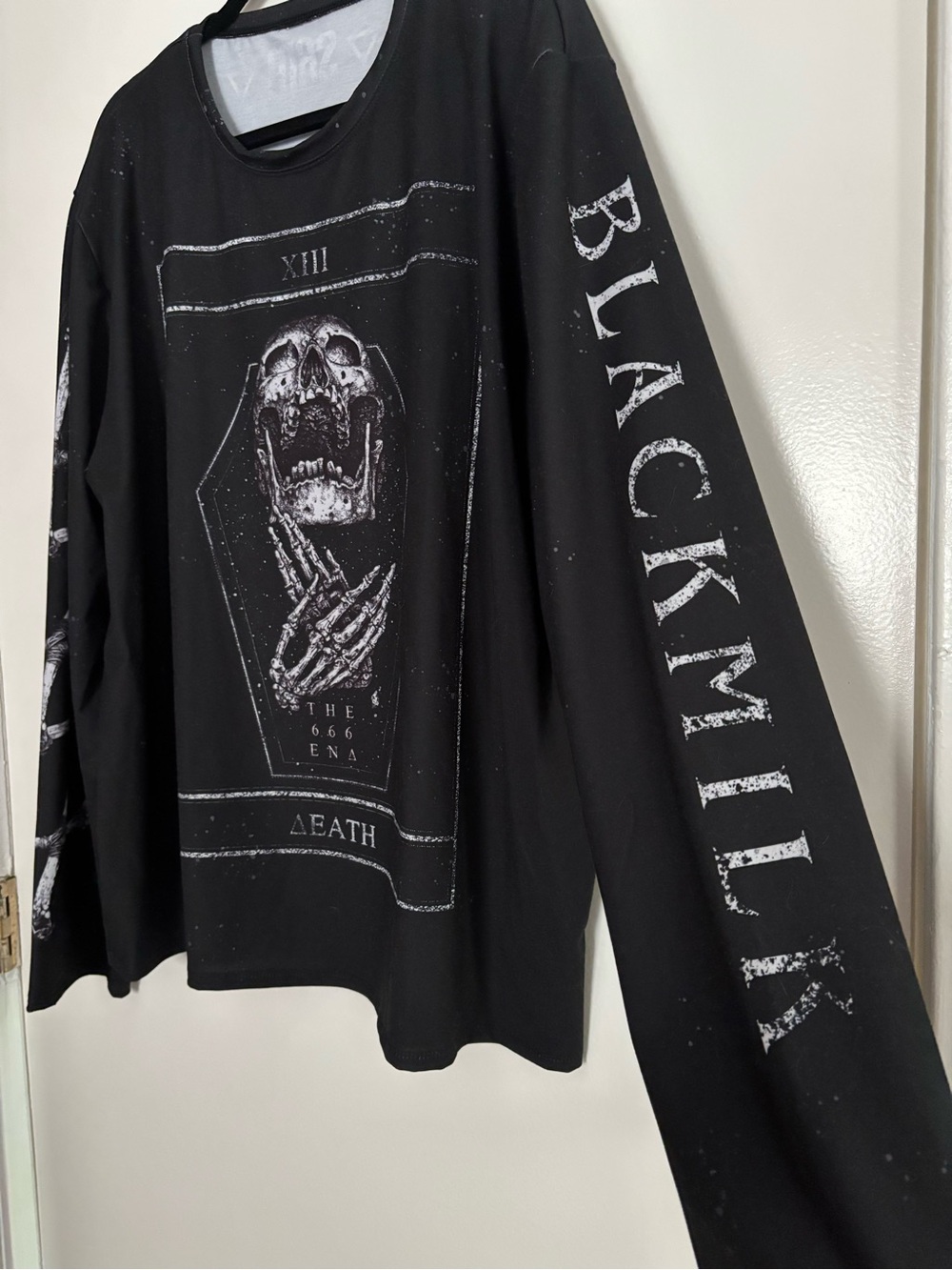 BlackMilk Clothing Long Sleeve BFT Death Card - Picture 2 of 4